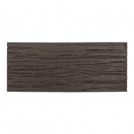 Hnědý gumový zahradní nášlap FLOMA Wood (dřevo) - 26 x 61 x 1,7 cm