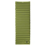 Zelená nafukovací turistická karimatka s integrovanou pumpou NILS CAMP - 190 x 64 cm a tlo