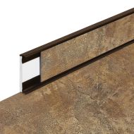 PVC vinylová soklová podlahová lišta Fortelock Business Forsen rusty steel C018 brown - 20