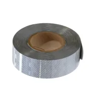 Bílá plná reflexní páska - 5 cm