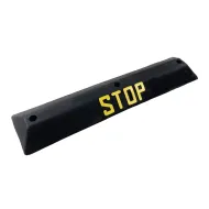 Černý plastový parkovací doraz FLOMA STOP - 90 x 20 x 6,5 cm
