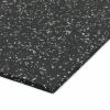 Černo-bílá gumová modulová puzzle dlažba (roh) FLO
