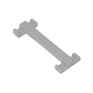 Šedá plastová spojka pro rohože Otti FLOMA - 10 ks