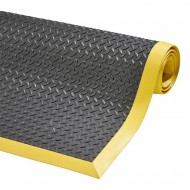 Černo-žlutá protiúnavová protiskluzová průmyslová rohož Cushion Flex - 210 x 91 x 1,27 cm - zvětšit obrázek