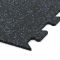 Černo-modrá gumová modulová puzzle dlažba (roh) FL