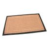 Béžová textilní gumová čisticí vstupní rohož FLOMA Stripes - Deco - délka 45 cm, šířka 75 
