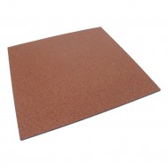 Červená gumová dlažba (deska) FLOMA SportFlo S800 - 98 x 98 x 2 cm - zvětšit obrázek