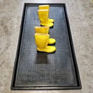 Gumová dezinfekční vana na boty, obuv, podrážky FLOMA SD20 - 200 x 100 x 5 cm