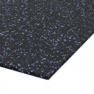 Černo-modrá gumová dlažba (deska) FLOMA SF1050 FitFlo - 98 x 98 x 0,8 cm - zvětšit obrázek