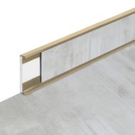 PVC vinylová soklová podlahová lišta Fortelock Business Viken steam smoke C005 beige - 200