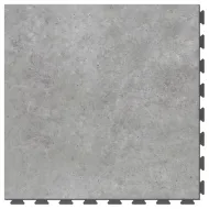 Šedá plastová vinylová dlažba Fortelock Business Tornes Full Moon C012 - 64 x 64 x 0,7 cm