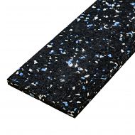Černo-bílo-modrá gumová soklová podlahová lišta FLOMA FitFlo IceFlo - 200 x 7 x 0,8 cm - zvětšit obrázek