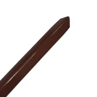 Hnědá ocelová ochrana rohů zdí, stěn bez otvorů pro šrouby, k nalepení CP10 - 150 cm x 4 x