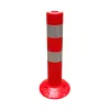 Červený plastový (PE) reflexní sloupek BPD23 - 8 x 45 cm