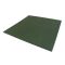 Zelená gumová hladká dlaždice FLOMA - 100 x 100 x 