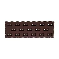 Hnědý záhonový chodník GH82 - 60 x 20 x 2,5 cm