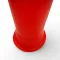 Červený plastový (PE) sloupek s gumovým podstavcem