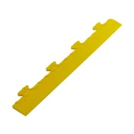 Žlutý plastový PVC nájezd samec pro dlažby Tenax (diamant) - 48 x 7 x 0,8 cm