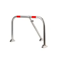 Ocelová sklopná parkovací zábrana - 68 x 50 cm