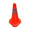 Oranžový skládací dopravní reflexní kužel FLOMA - 