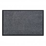 Šedá vnitřní čistící pratelná vstupní rohož FLOMA Watergate - 40 x 60 x 0,7 cm