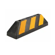 Černo-žlutý bezpečnostní parkovací doraz - 55 x 15 x 15 cm