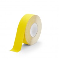 Žlutá korundová snímatelná protiskluzová páska FLOMA Standard Removable - 18,3 m x 5 cm a 