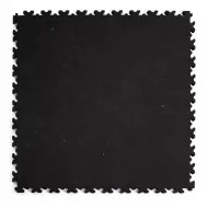 Černá PVC vinylová zátěžová dlažba Fortelock Industry Eco - 51 x 51 x 0,7 cm