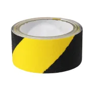 Černo-žlutá korundová protiskluzová páska FLOMA Standard Hazard - 3 x 5 cm tloušťka 0,7 mm - zvětšit obrázek