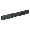 Šedý gumový zahradní obrubník FLOMA Bricks - 120 x 2 x 15 cm