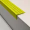 Žlutá plastová PVC protiskluzová schodová hrana F4