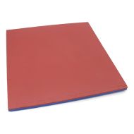 Červeno-modré oboustranné puzzle modulové tatami MASTER - 100 x 100 x 3 cm