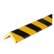 Černo-žlutá pěnová ochrana rohů zdí, stěn typ H+ - 100 x 6,3 x 6,3 cm