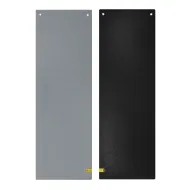 Šedá podložka na cvičení s oky HMS Premium MFK03 - 180 x 60 x 1,5 cm