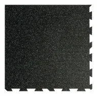 Černo-modrá gumová modulová puzzle dlažba (roh) FLOMA FitFlo SF1050 - 100 x 100 x 2 cm - zvětšit obrázek