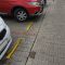 Černý plastový parkovací doraz Carstop - 78 x 10 x