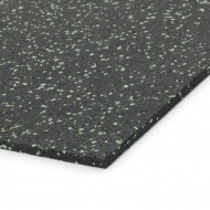Černo-zelená gumová dlažba (deska) FLOMA SF1050 FitFlo - 98 x 98 x 0,8 cm - zvětšit obrázek