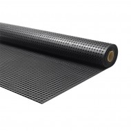 Černá průmyslová protiskluzová podlahová guma FLOMA Forte - 10 m x 90 cm x 1 cm - zvětšit obrázek