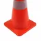 Oranžový plastový (PVC) dopravní reflexní kužel FL