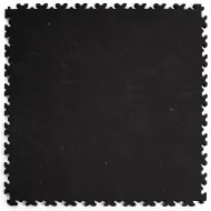 Černá PVC vinylová zátěžová dlažba Fortelock Industry Eco - 51 x 51 x 0,7 cm