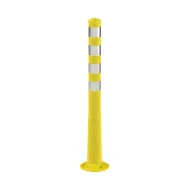 Žlutý plastový (PE) sloupek FLOMA BD46 - 8 x 100 cm