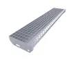 Kovový pozinkovaný protiskluzový schodišťový stupeň (40/3, 34/38) FLOMA SteelStep - 120 x 