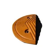 Žlutý plastový koncový zpomalovací práh - 33 x 17 x 4 cm