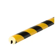 Černo-žlutá pěnová reflexní ochrana rohů zdí, stěn typ O - 4 x 100 cm