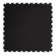 Černá plastová PVC zátěžová dlažba Fortelock Industry ECO Premium 2020 (kůže) - 51 x 51 x 