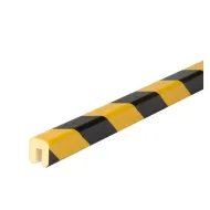 Černo-žlutá pěnová reflexní ochrana rohů zdí, stěn - 100 x 2,6 x 3 cm