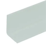 Šedá plastová PVC soklová lišta F208 - 40 m x 3 cm x 3 cm