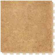 Hnědá PVC vinylová dlažba Fortelock Business Tornes mars C006 beige - 66,8 x 66,8 x 0,7 cm