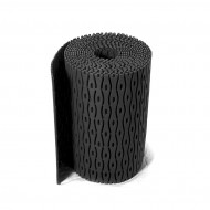 Černá plastová protiskluzová bazénová rohož (role) FLOMA Otti - 12 m x 60 cm x 0,9 cm