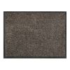 Hnědo-šedá vnitřní čistící pratelná vstupní rohož FLOMA Express - 40 x 60 x 0,7 cm